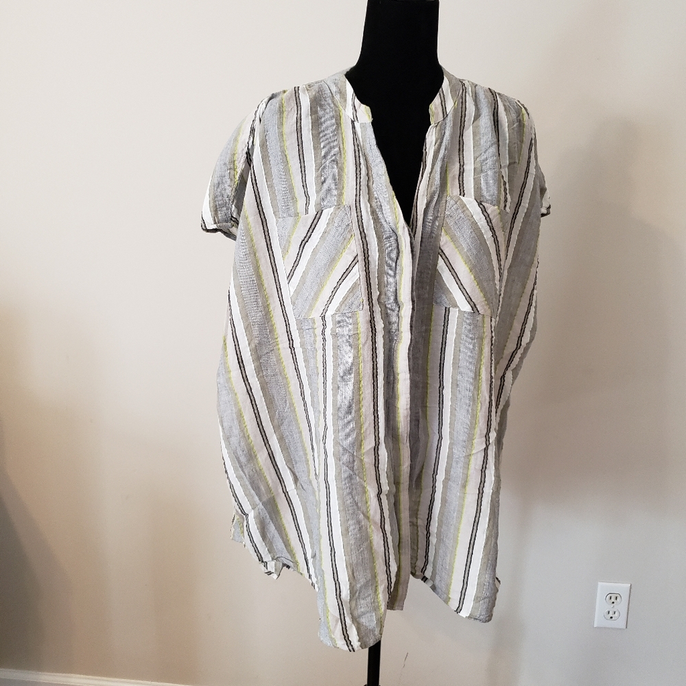 Plus short sleeve top